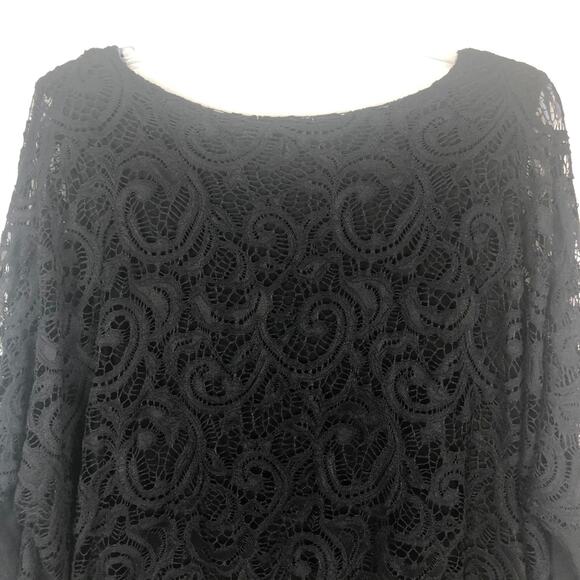 Joseph A. Sweater Womens Medium Lace Party Cocktail Evening Formal Occasionwear - Picture 7 of 9